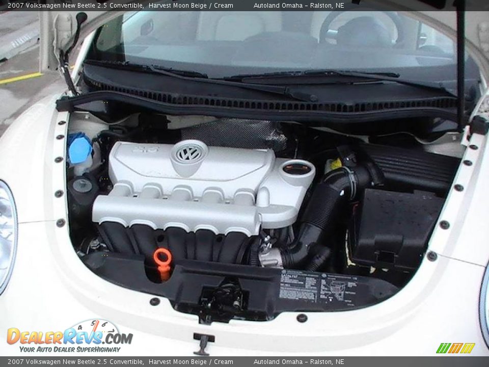 2007 Volkswagen New Beetle 2.5 Convertible Harvest Moon Beige / Cream Photo #4