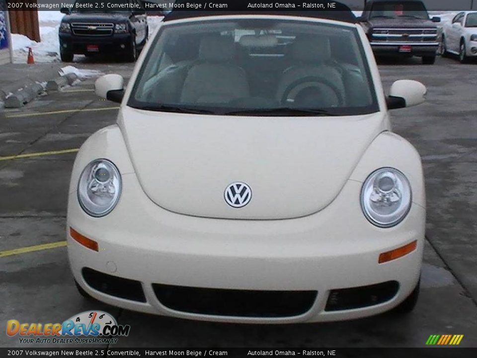 2007 Volkswagen New Beetle 2.5 Convertible Harvest Moon Beige / Cream Photo #6