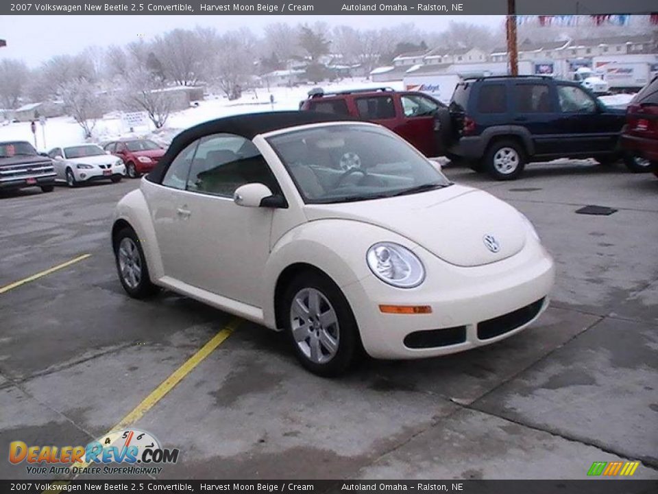 2007 Volkswagen New Beetle 2.5 Convertible Harvest Moon Beige / Cream Photo #15