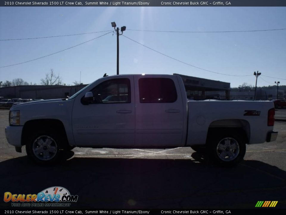 2010 Chevrolet Silverado 1500 LT Crew Cab Summit White / Light Titanium/Ebony Photo #2