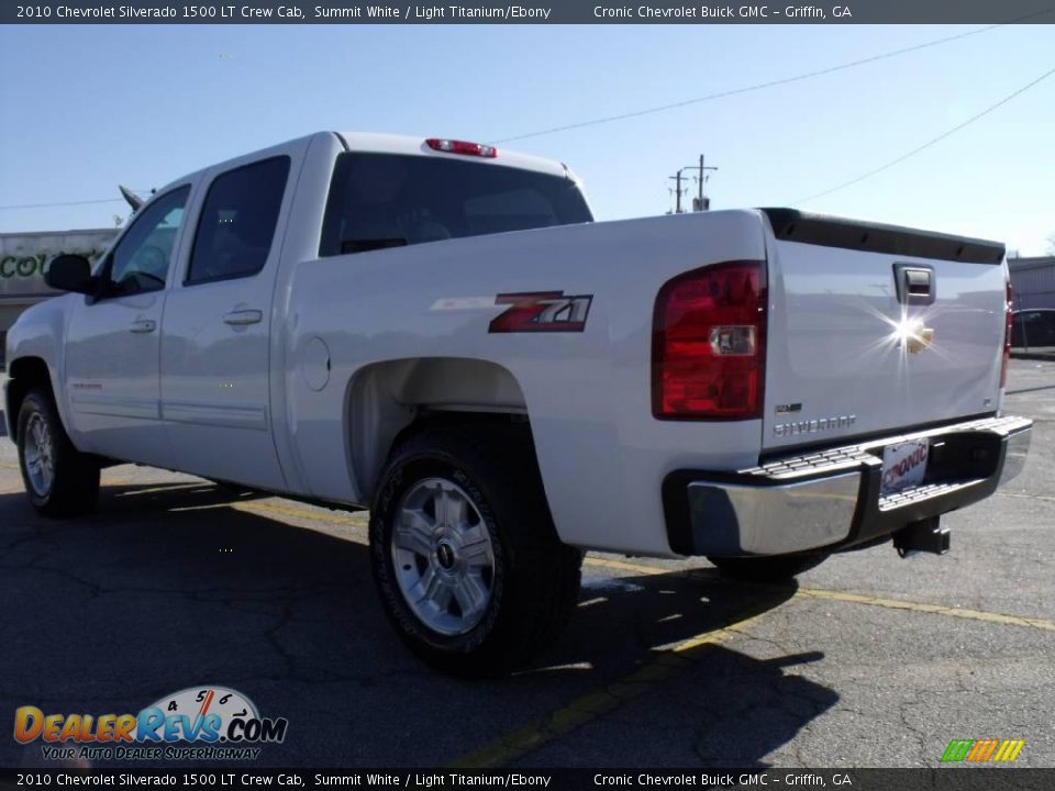 2010 Chevrolet Silverado 1500 LT Crew Cab Summit White / Light Titanium/Ebony Photo #3