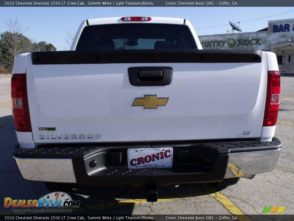 2010 Chevrolet Silverado 1500 LT Crew Cab Summit White / Light Titanium/Ebony Photo #4