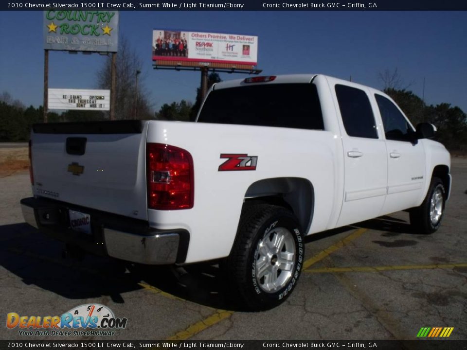 2010 Chevrolet Silverado 1500 LT Crew Cab Summit White / Light Titanium/Ebony Photo #5