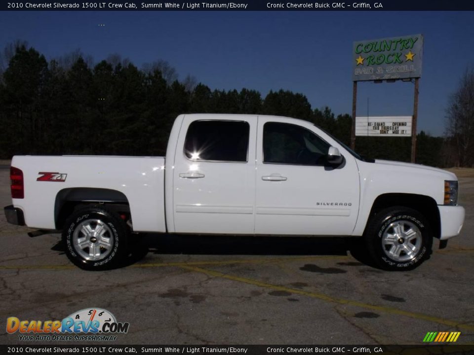 2010 Chevrolet Silverado 1500 LT Crew Cab Summit White / Light Titanium/Ebony Photo #6