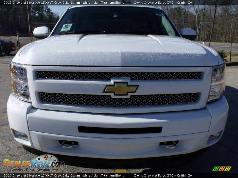 2010 Chevrolet Silverado 1500 LT Crew Cab Summit White / Light Titanium/Ebony Photo #8