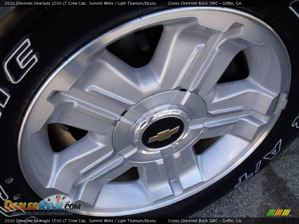 2010 Chevrolet Silverado 1500 LT Crew Cab Summit White / Light Titanium/Ebony Photo #9