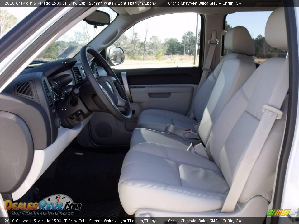 2010 Chevrolet Silverado 1500 LT Crew Cab Summit White / Light Titanium/Ebony Photo #10
