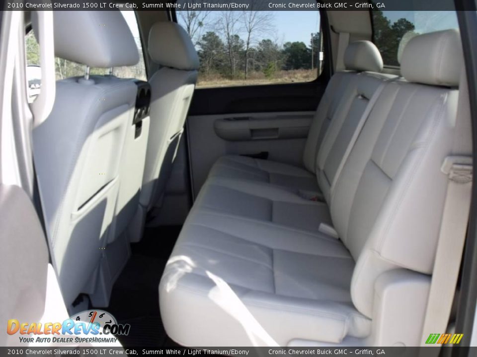 2010 Chevrolet Silverado 1500 LT Crew Cab Summit White / Light Titanium/Ebony Photo #11