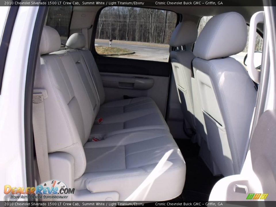 2010 Chevrolet Silverado 1500 LT Crew Cab Summit White / Light Titanium/Ebony Photo #14