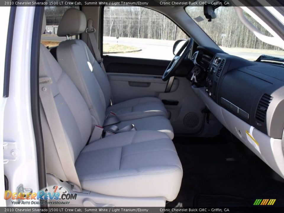 2010 Chevrolet Silverado 1500 LT Crew Cab Summit White / Light Titanium/Ebony Photo #15