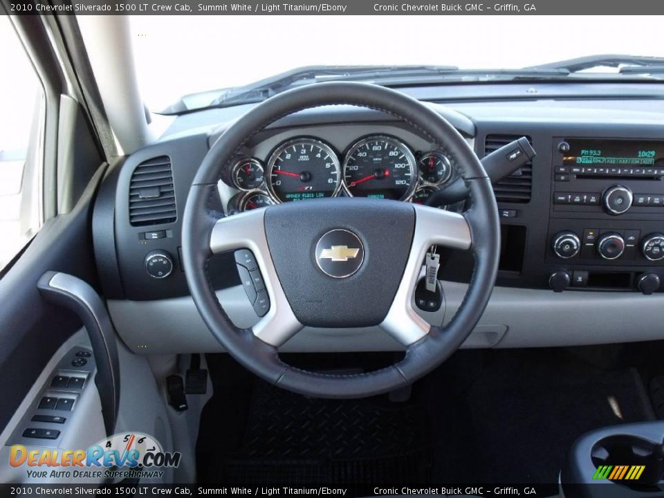 2010 Chevrolet Silverado 1500 LT Crew Cab Summit White / Light Titanium/Ebony Photo #17