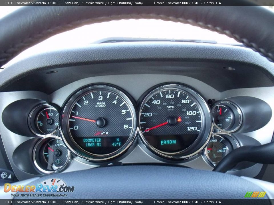 2010 Chevrolet Silverado 1500 LT Crew Cab Summit White / Light Titanium/Ebony Photo #18