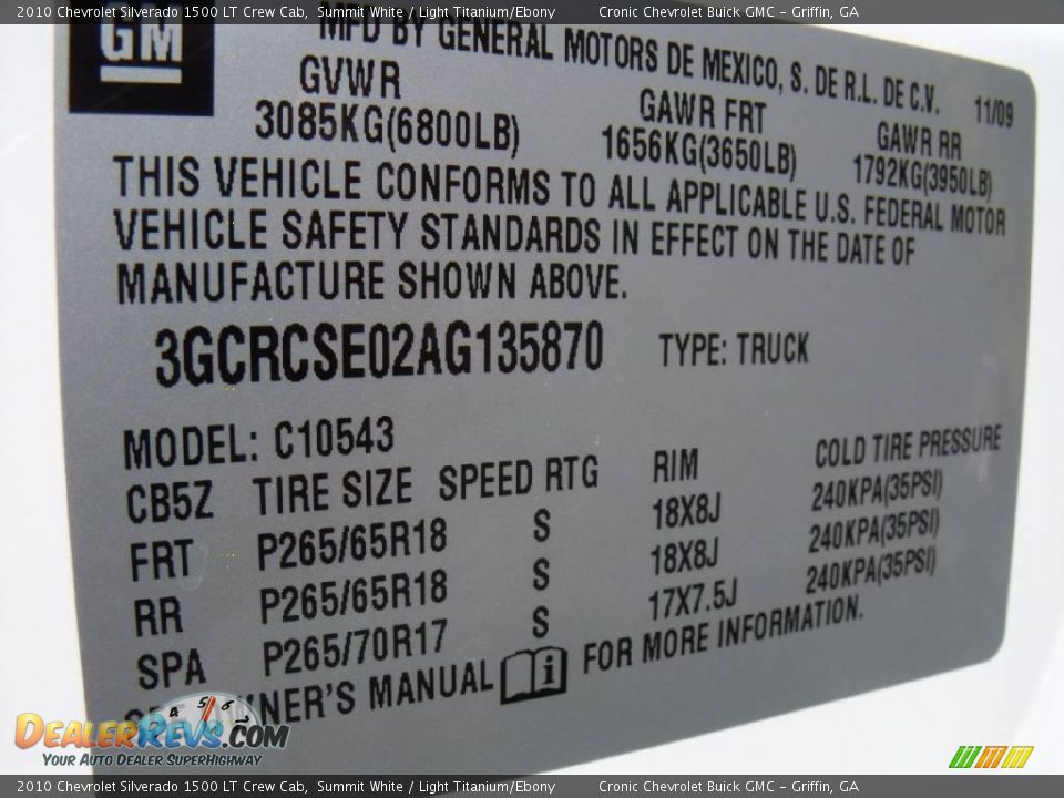 2010 Chevrolet Silverado 1500 LT Crew Cab Summit White / Light Titanium/Ebony Photo #21