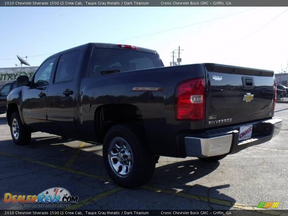 2010 Chevrolet Silverado 1500 LS Crew Cab Taupe Gray Metallic / Dark Titanium Photo #3