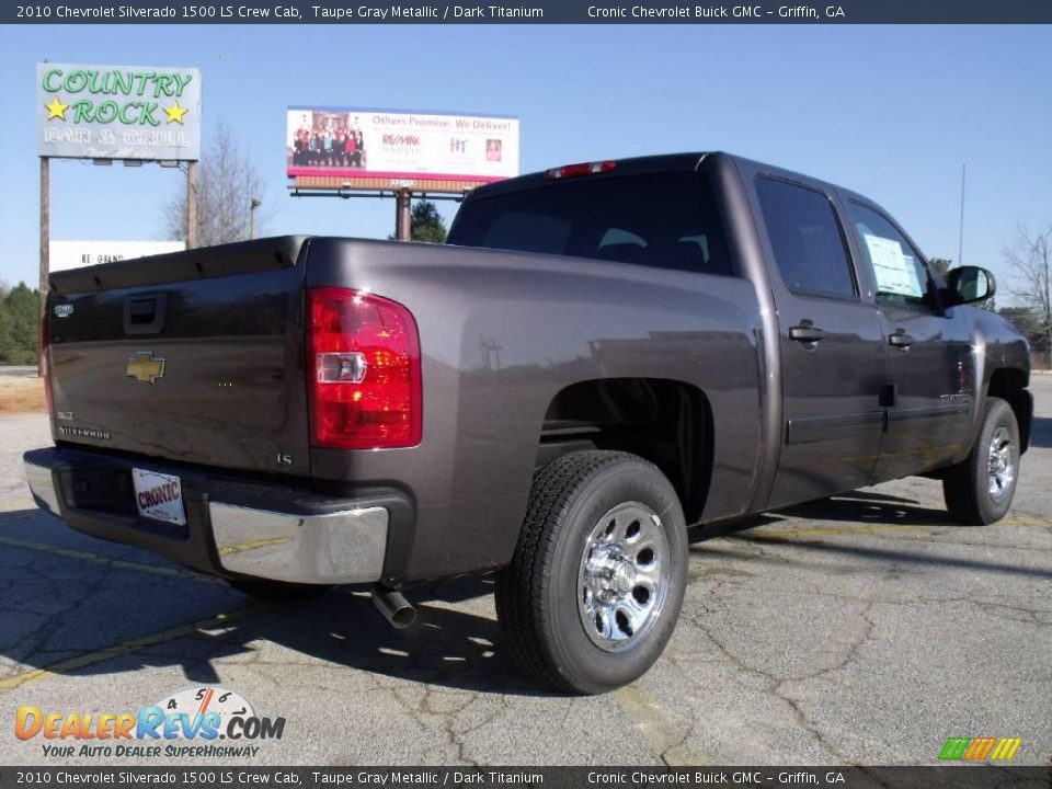 2010 Chevrolet Silverado 1500 LS Crew Cab Taupe Gray Metallic / Dark Titanium Photo #5