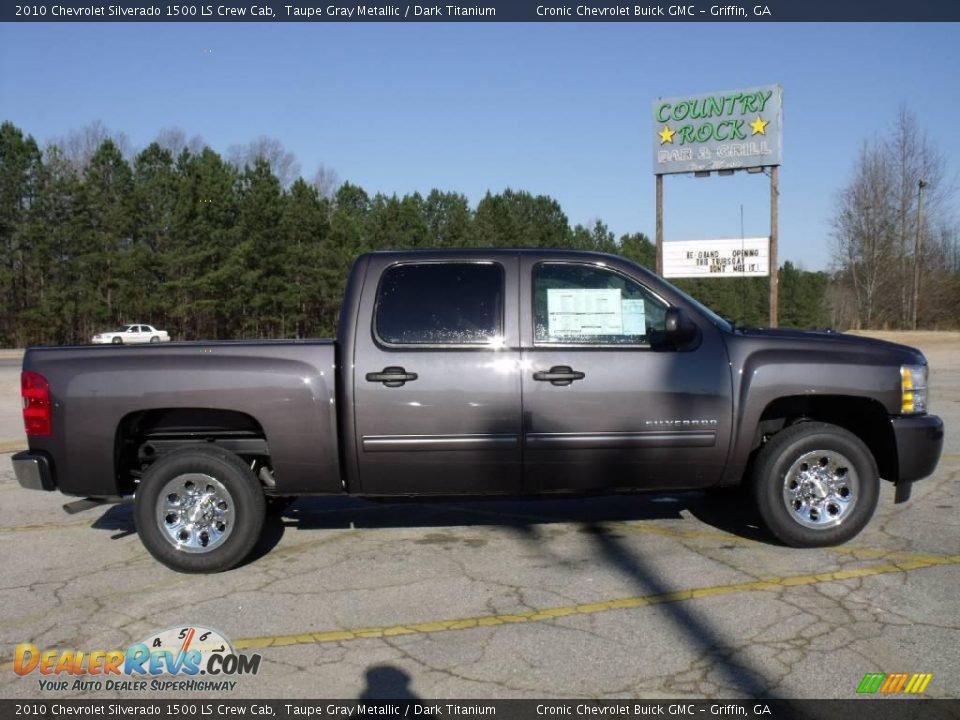 2010 Chevrolet Silverado 1500 LS Crew Cab Taupe Gray Metallic / Dark Titanium Photo #6