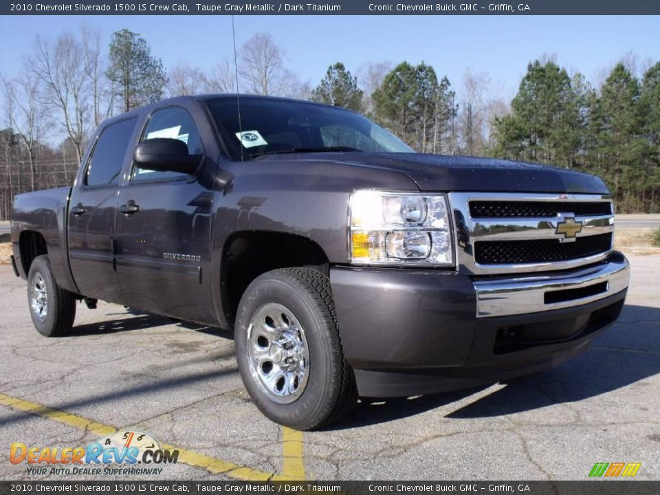 2010 Chevrolet Silverado 1500 LS Crew Cab Taupe Gray Metallic / Dark Titanium Photo #7