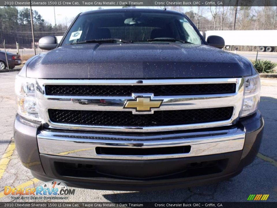 2010 Chevrolet Silverado 1500 LS Crew Cab Taupe Gray Metallic / Dark Titanium Photo #8