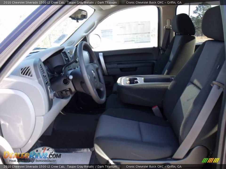 2010 Chevrolet Silverado 1500 LS Crew Cab Taupe Gray Metallic / Dark Titanium Photo #10