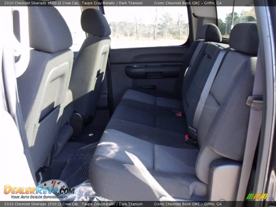 2010 Chevrolet Silverado 1500 LS Crew Cab Taupe Gray Metallic / Dark Titanium Photo #11
