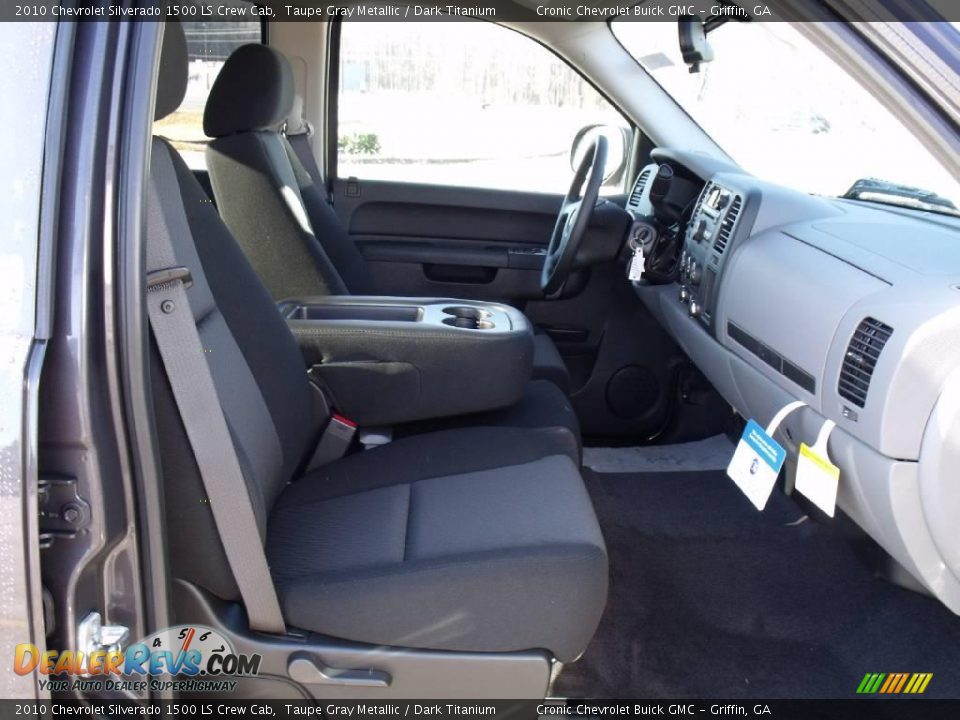 2010 Chevrolet Silverado 1500 LS Crew Cab Taupe Gray Metallic / Dark Titanium Photo #14