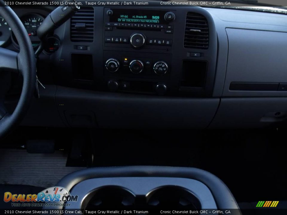 2010 Chevrolet Silverado 1500 LS Crew Cab Taupe Gray Metallic / Dark Titanium Photo #15