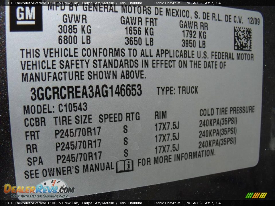 2010 Chevrolet Silverado 1500 LS Crew Cab Taupe Gray Metallic / Dark Titanium Photo #20