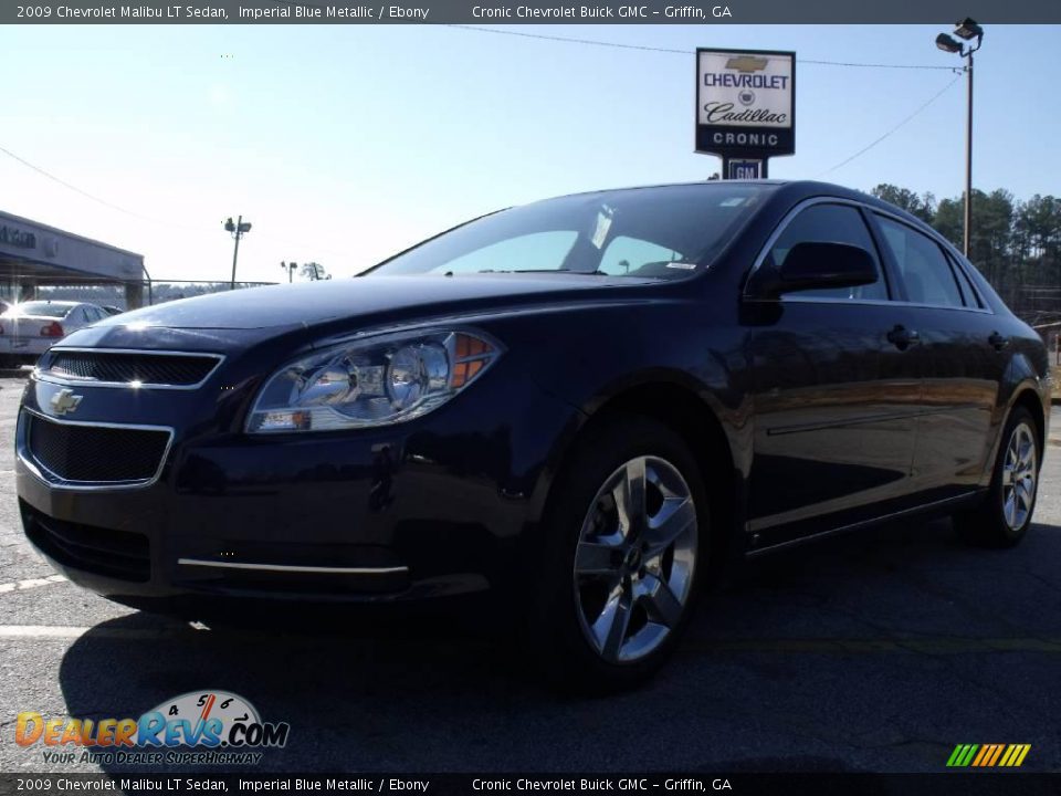 2009 Chevrolet Malibu LT Sedan Imperial Blue Metallic / Ebony Photo #1