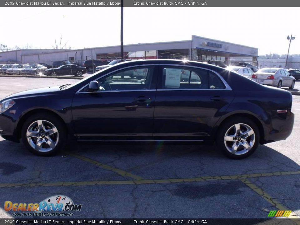 2009 Chevrolet Malibu LT Sedan Imperial Blue Metallic / Ebony Photo #2