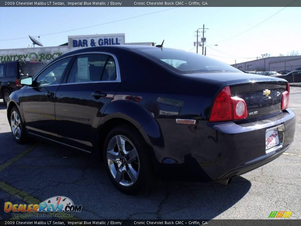 2009 Chevrolet Malibu LT Sedan Imperial Blue Metallic / Ebony Photo #3