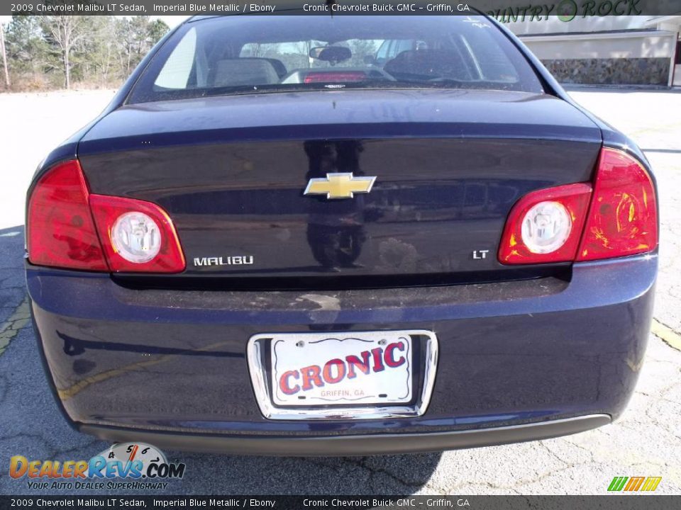 2009 Chevrolet Malibu LT Sedan Imperial Blue Metallic / Ebony Photo #4
