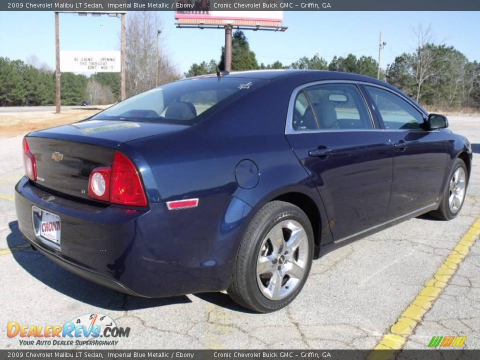2009 Chevrolet Malibu LT Sedan Imperial Blue Metallic / Ebony Photo #5