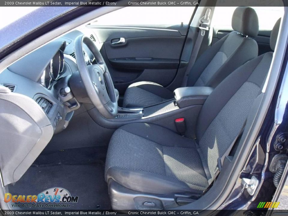 2009 Chevrolet Malibu LT Sedan Imperial Blue Metallic / Ebony Photo #10