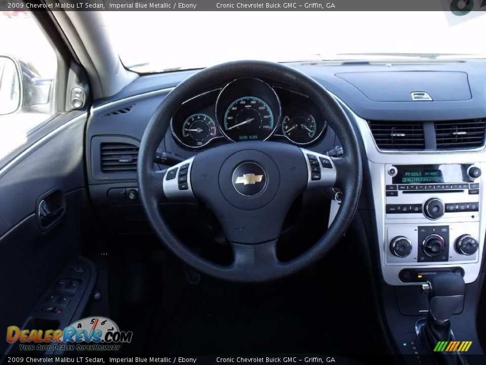 2009 Chevrolet Malibu LT Sedan Imperial Blue Metallic / Ebony Photo #17