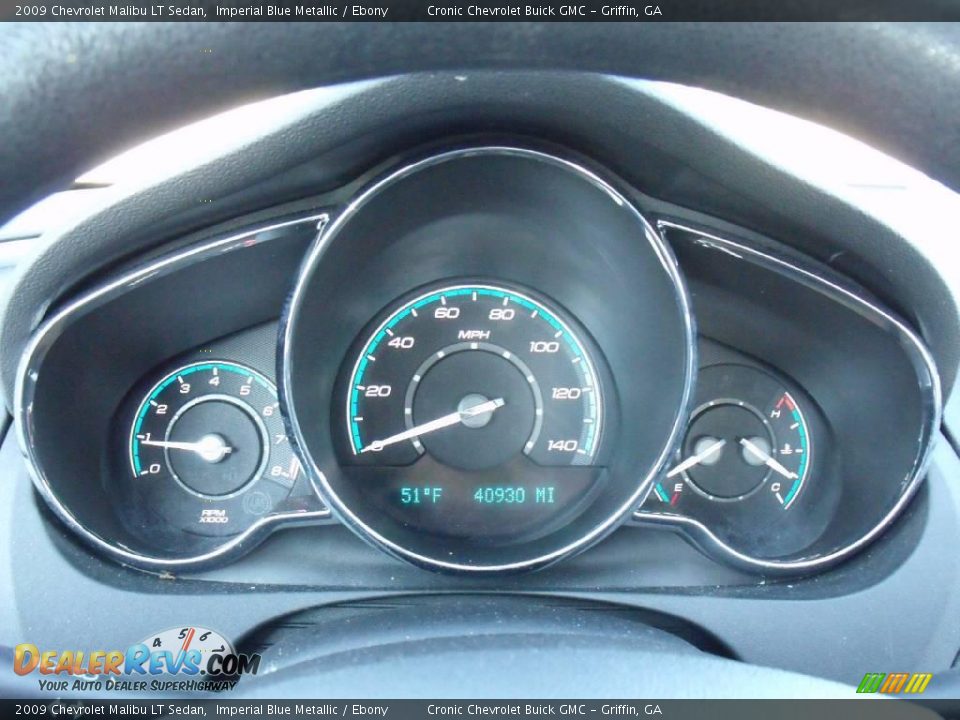 2009 Chevrolet Malibu LT Sedan Imperial Blue Metallic / Ebony Photo #18