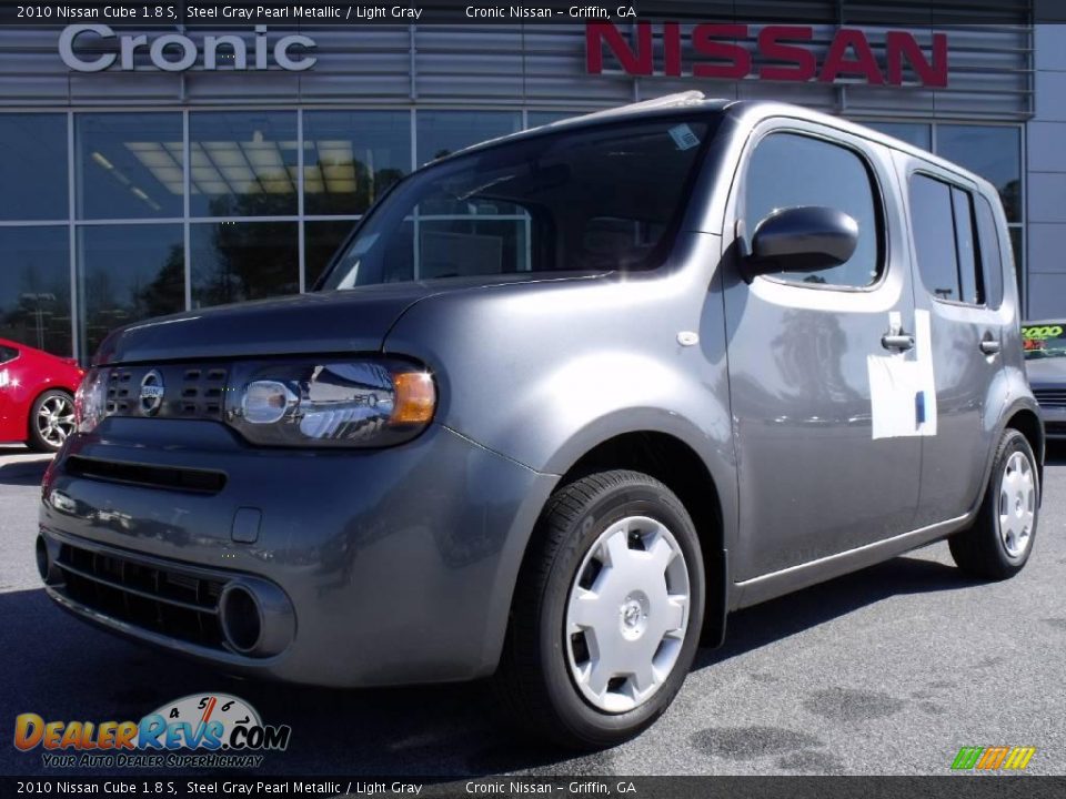 2010 Nissan Cube 1.8 S Steel Gray Pearl Metallic / Light Gray Photo #1