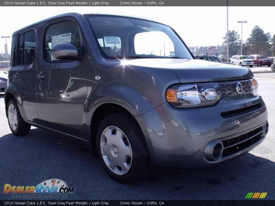 2010 Nissan Cube 1.8 S Steel Gray Pearl Metallic / Light Gray Photo #7