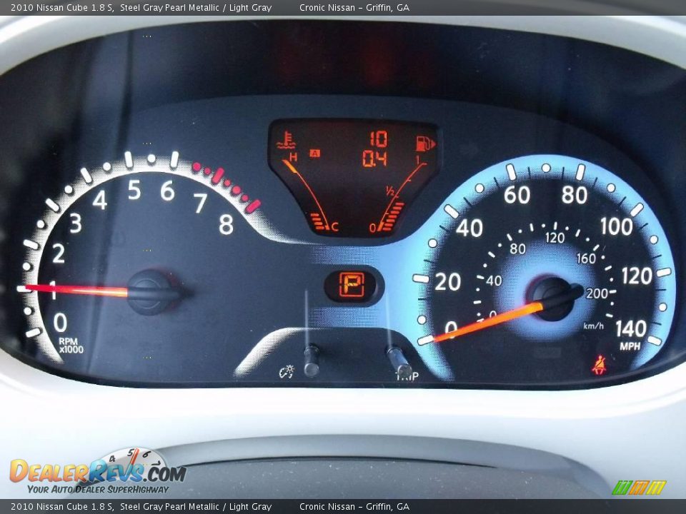 2010 Nissan Cube 1.8 S Steel Gray Pearl Metallic / Light Gray Photo #13