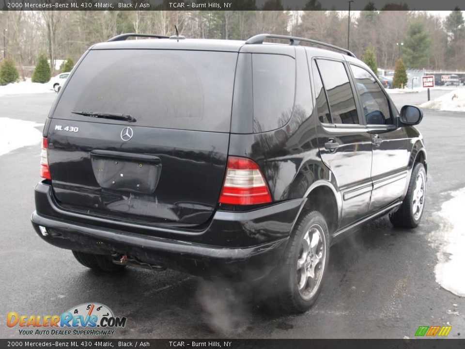 2000 Mercedes-Benz ML 430 4Matic Black / Ash Photo #4