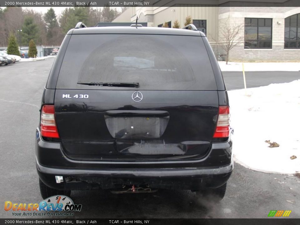 2000 Mercedes-Benz ML 430 4Matic Black / Ash Photo #5