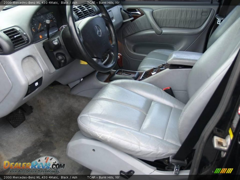 2000 Mercedes-Benz ML 430 4Matic Black / Ash Photo #8