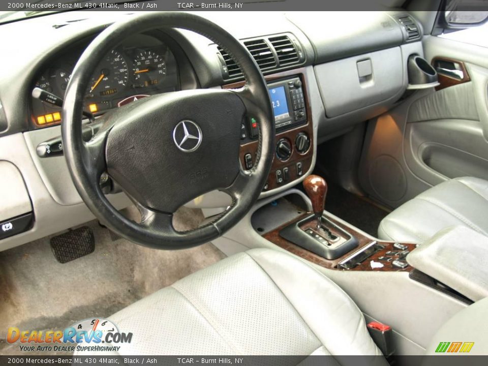 2000 Mercedes-Benz ML 430 4Matic Black / Ash Photo #9