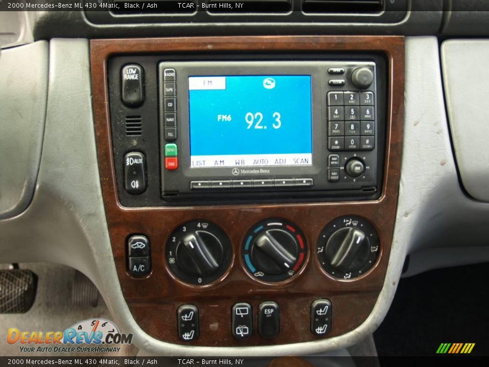 2000 Mercedes-Benz ML 430 4Matic Black / Ash Photo #10