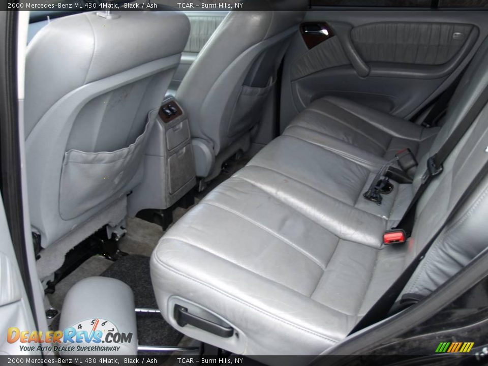 2000 Mercedes-Benz ML 430 4Matic Black / Ash Photo #11
