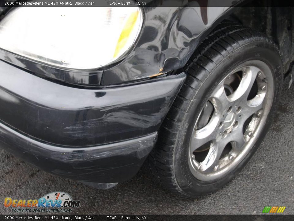 2000 Mercedes-Benz ML 430 4Matic Black / Ash Photo #15