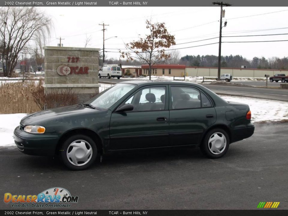 2002 Chevrolet Prizm Green Metallic / Light Neutral Photo #1