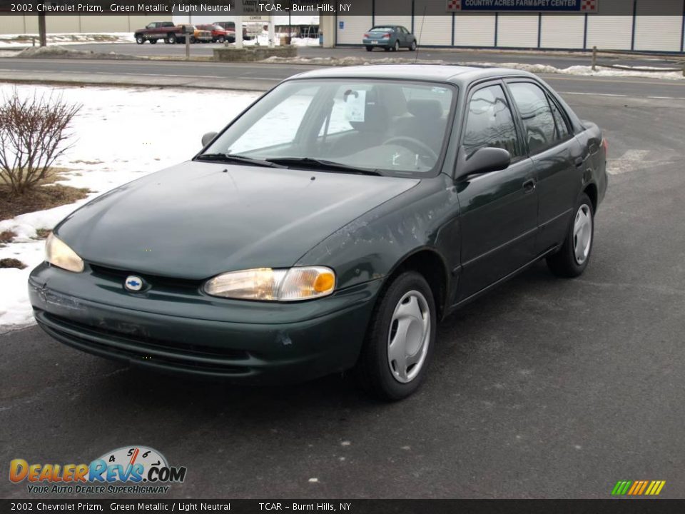 2002 Chevrolet Prizm Green Metallic / Light Neutral Photo #2