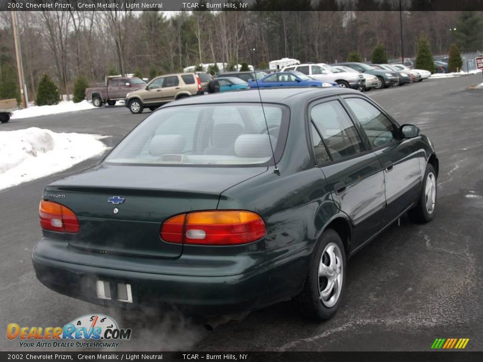 2002 Chevrolet Prizm Green Metallic / Light Neutral Photo #4