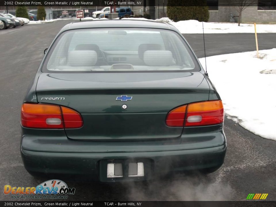 2002 Chevrolet Prizm Green Metallic / Light Neutral Photo #5