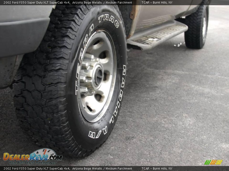 2002 Ford F350 Super Duty XLT SuperCab 4x4 Arizona Beige Metallic / Medium Parchment Photo #11